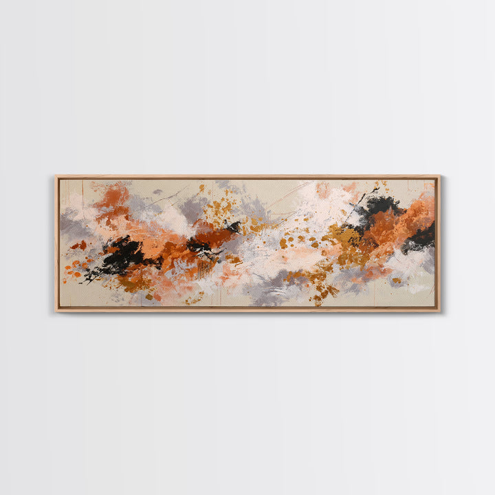 Chaotic Joyful Abstract Canvas Print, Maximalist Art, Boho Decor, Living Room Decor, Fine Art, Maximal, Art Print, Digital Art, MAX-3x1-62