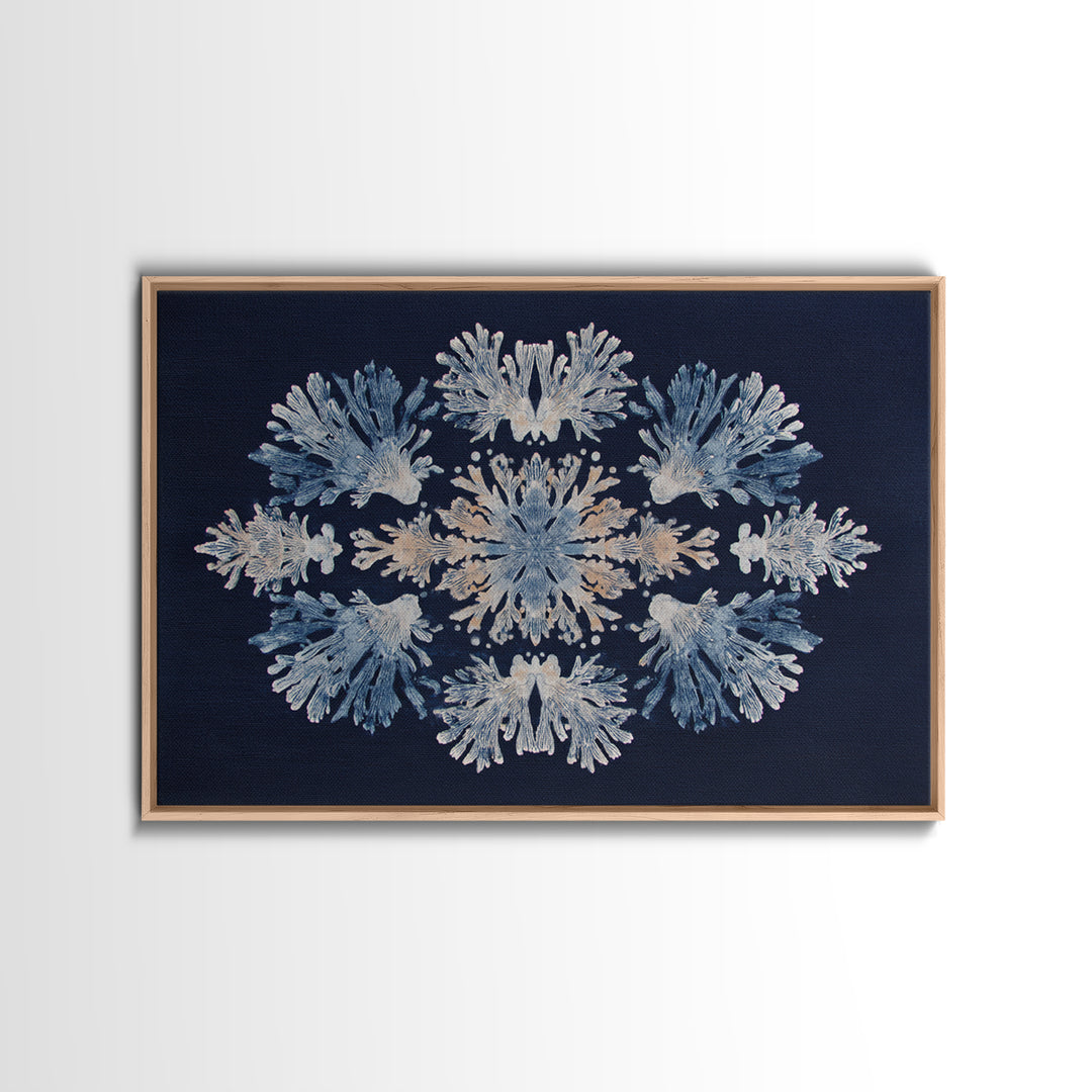 Bohemian Textile Pattern Framed Canvas Print, Maximalist Art, Playroom Decor, Living Room Decor, Maximal, Luxury Decor, MAX-3x2-24