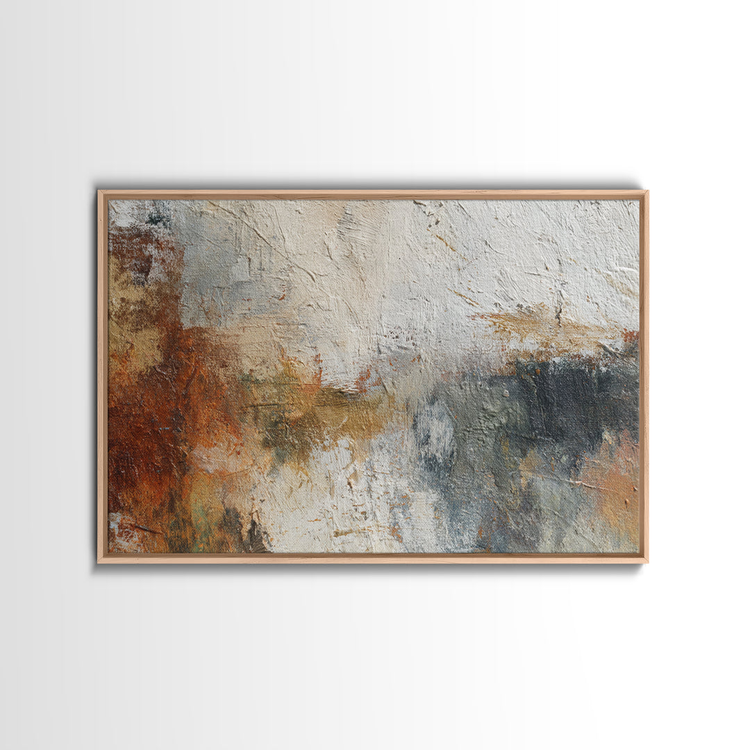 Chaotic Joyful Abstract Framed Canvas Print, Maximalist Art, Unique Wall Art, Living Room Decor, Maximal, Fine Art Print, MAX-3x2-50