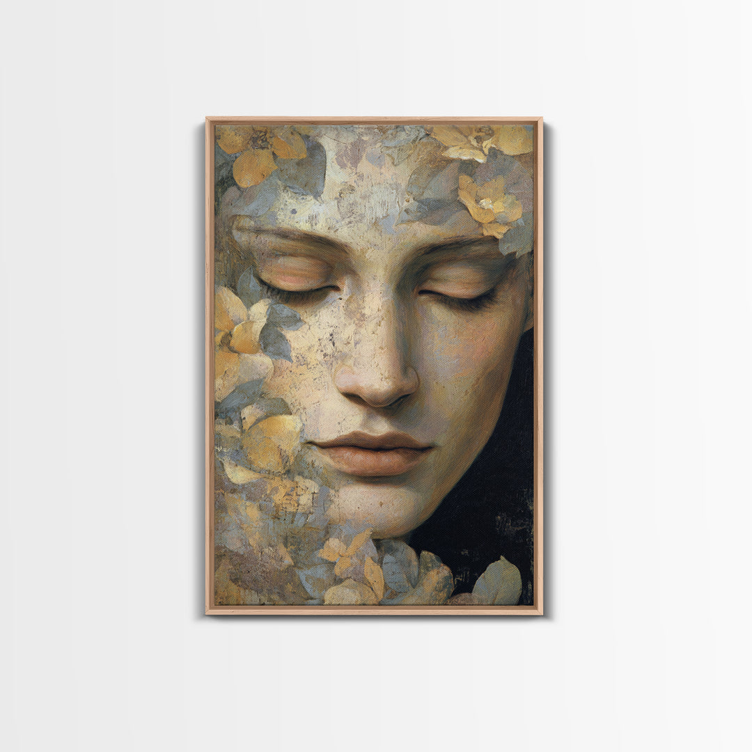 Tea Bowl and Steam Canvas Print, Meditation Art, Contemporary Art, Living Room Decor, Fine Art, Stillness, Modern Decor, MED-2x3-77
