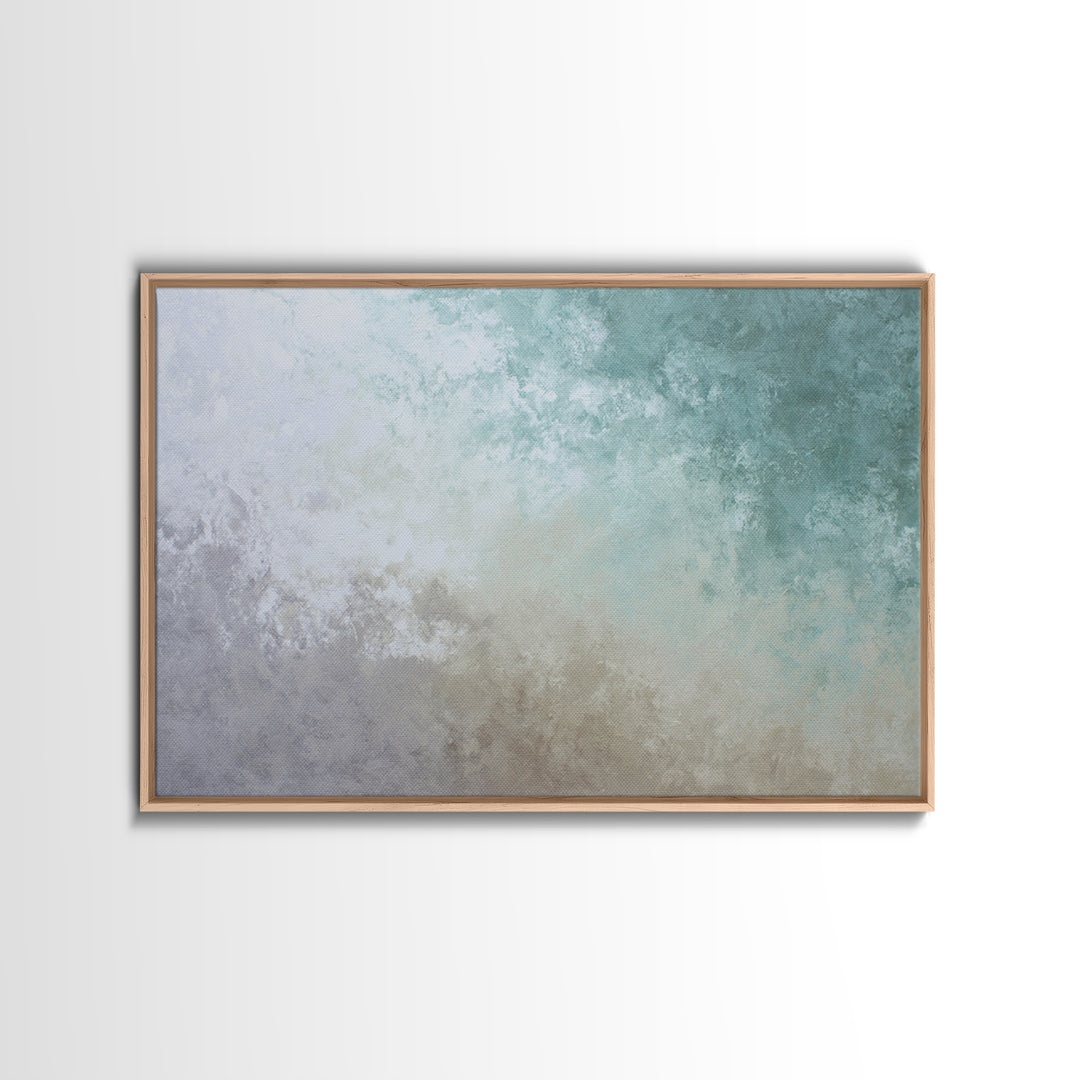 Soft Chakra Color Gradient Without Symbols Overload Canvas Print, Meditation Art, Neutral Wall Art, Living Room Decor, MED-3x2-62