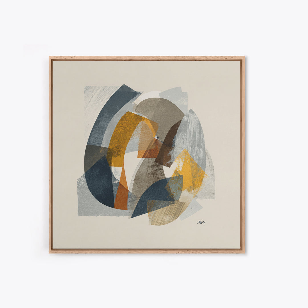 Two Overlapping Organic Shapes Canvas Print, Minimalist Art, Canvas Tote Bag, Living Room Decor, Abstract Art, Minimal, MIN-1x1-19