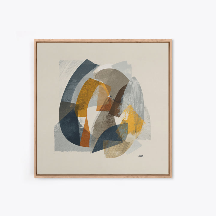 Two Overlapping Organic Shapes Canvas Print, Minimalist Art, Canvas Tote Bag, Living Room Decor, Abstract Art, Minimal, MIN-1x1-19