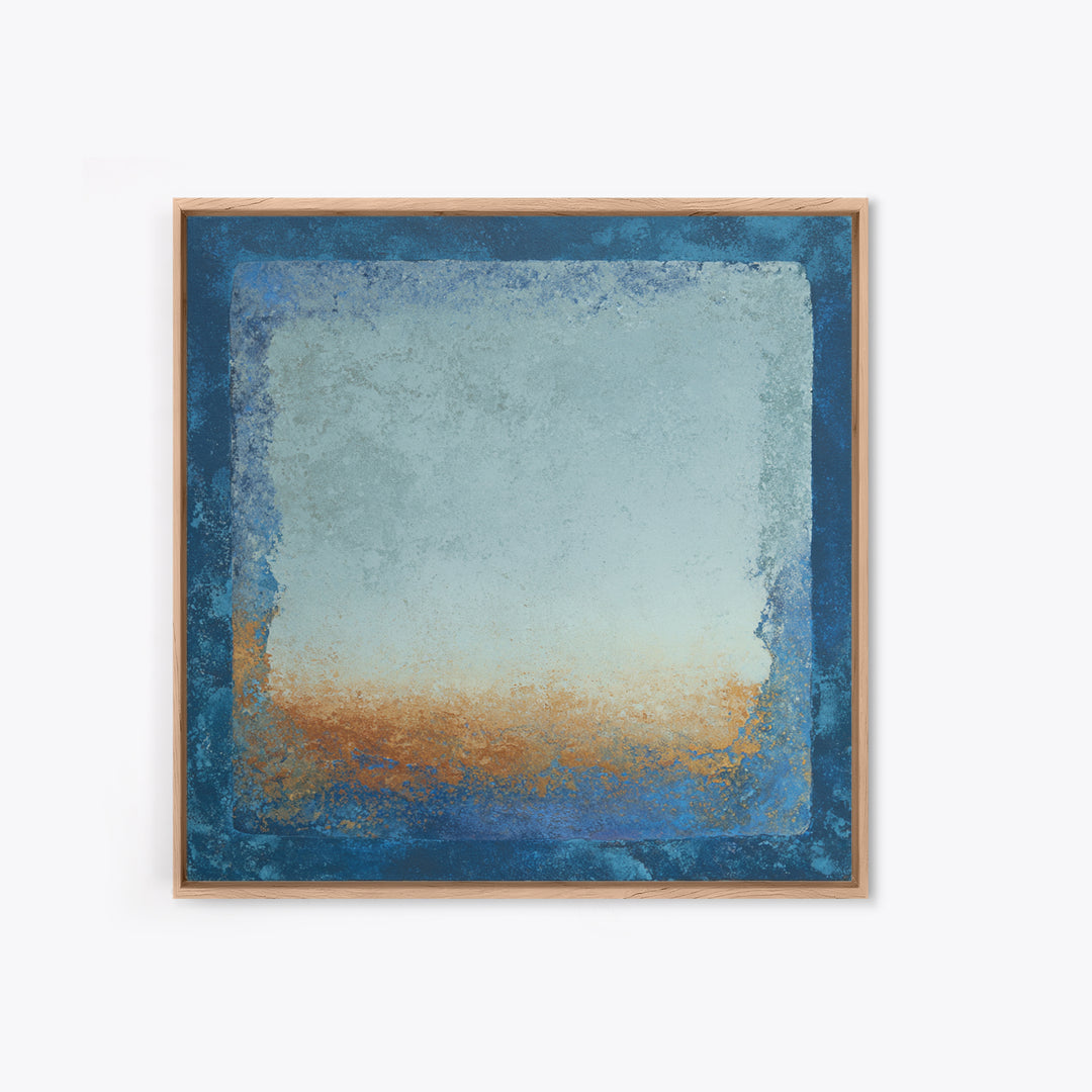 Simple Blue Horizon Canvas Print, Minimalist Art, Modern Art, Living Room Decor, Fine Art, Minimal, Minimalist Decor, MIN-1x1-54