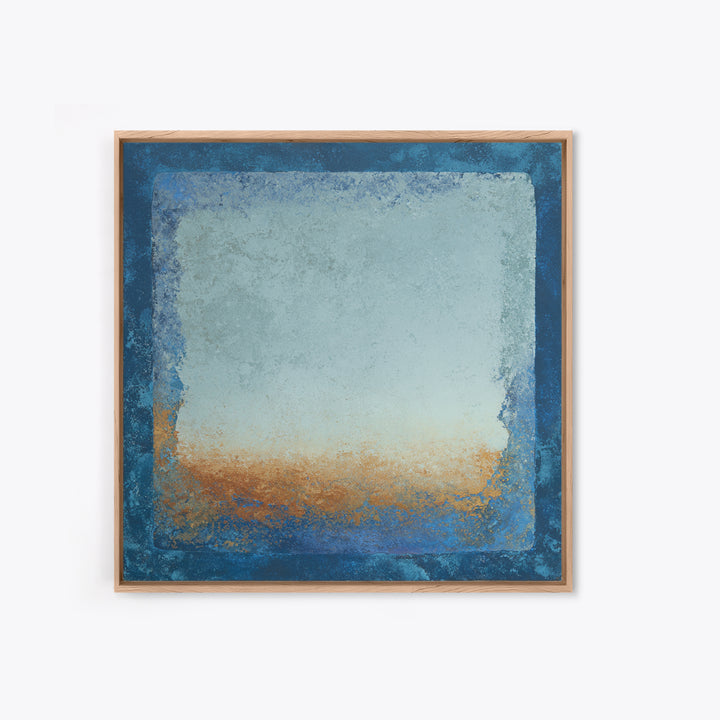 Simple Blue Horizon Canvas Print, Minimalist Art, Modern Art, Living Room Decor, Fine Art, Minimal, Minimalist Decor, MIN-1x1-54