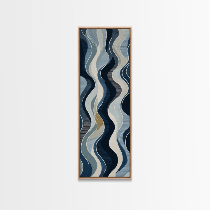 Minimal Abstract Wave Line Canvas Print, Minimalist Art, Minimalist Wall Art, Living Room Decor, Abstract Art, Minimal, MIN-1x3-1