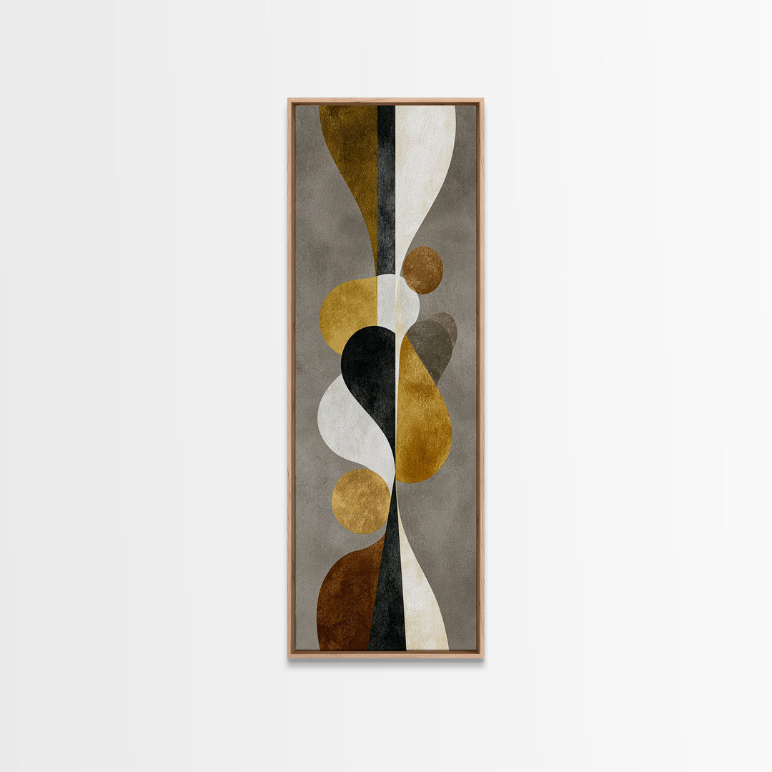 Two Overlapping Organic Shapes Canvas Print, Minimalist Art, Printables, Living Room Decor, Abstract Art, Minimal, MIN-1x3-7