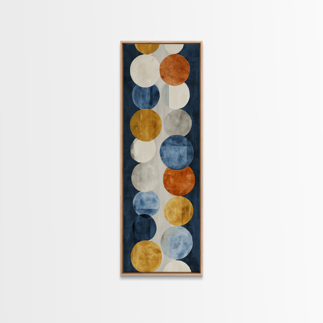 Single Brushstroke Circle Canvas Print, Minimalist Art, Boho Decor, Living Room Decor, Oil Painting, Minimal, Digital Prints, MIN-1x3-82