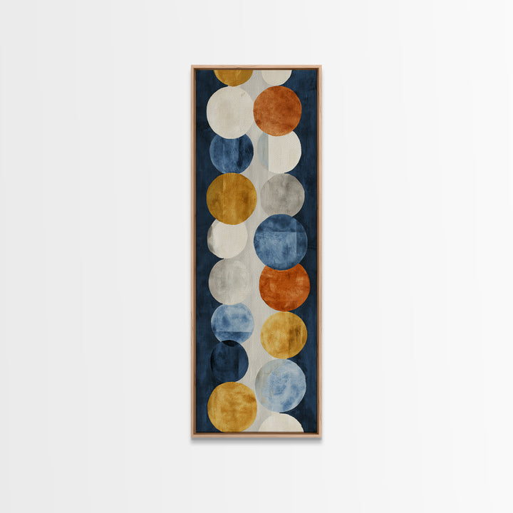 Single Brushstroke Circle Canvas Print, Minimalist Art, Boho Decor, Living Room Decor, Oil Painting, Minimal, Digital Prints, MIN-1x3-82