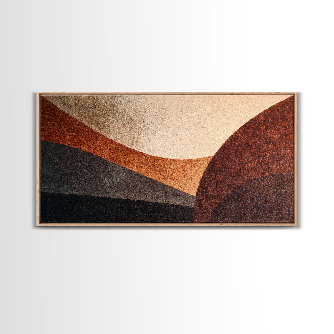 Monochrome Arch and Shadow Composition Framed Canvas Print, Minimalist Art, Contemporary Art, Living Room Decor, Minimal, MIN-2x1-28