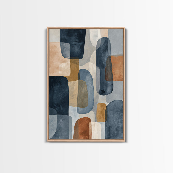 Quiet Stone Stack Canvas Print, Minimalist Art, Abstract Art, Living Room Decor, Minimal, Modern Art, Minimalist Wall Art, MIN-2x3-67