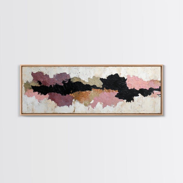 Minimal Horse Contour Framed Canvas Print, Minimalist Art, Black Art, Living Room Decor, Fine Art, Minimal, Minimalist Wall Art, MIN-3x1-58