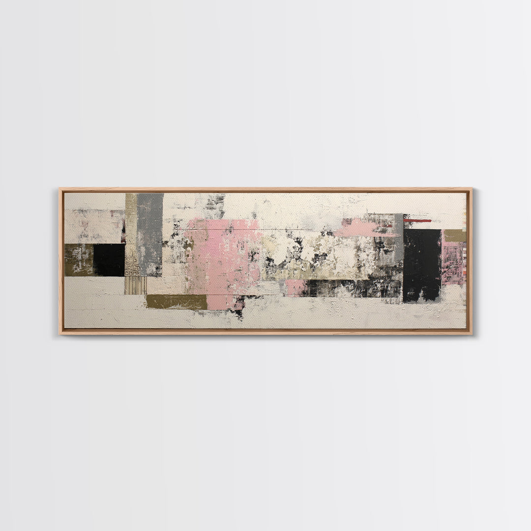 Small Cloud Study Canvas Print, Minimalist Art, Modern Art, Living Room Decor, Oil Painting, Minimal, Minimalist Decor, MIN-3x1-61
