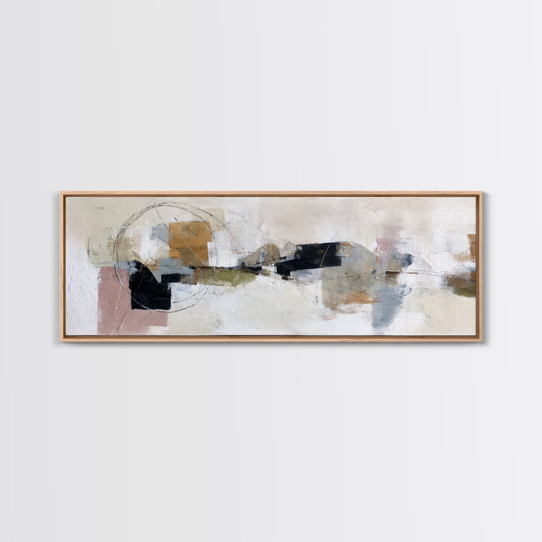 Small Black Bird Crossing White Space Canvas Print, Minimalist Art, Large Wall Art, Living Room Decor, Fine Art, Minimal, MIN-3x1-71