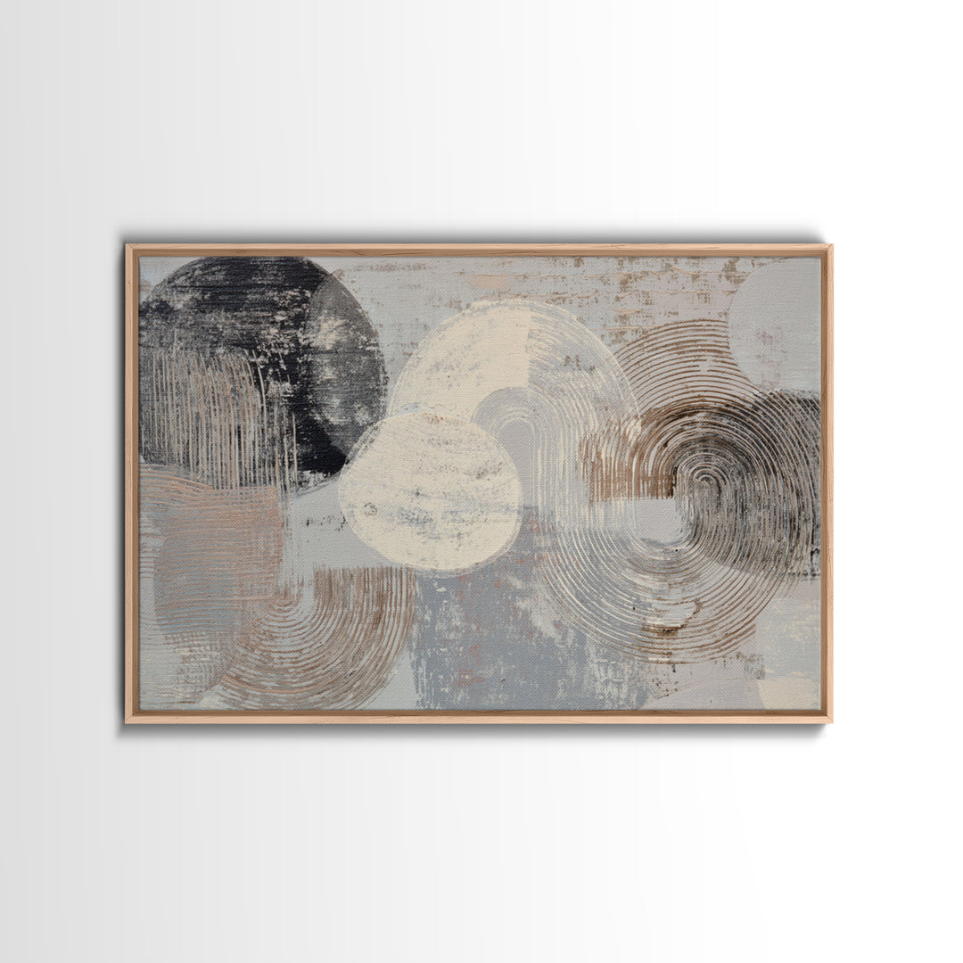 Small Cloud Study Canvas Print, Minimalist Art, Neutral Decor, Living Room Decor, Fine Art, Minimal, Home Decor, Poster, MIN-3x2-49