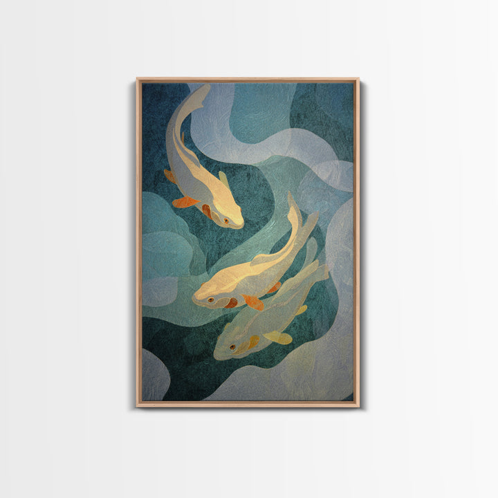 Dolphins Leaping Through Sunlit Waves Canvas Print, Marine Life Art, Coastal Home Decor, Living Room Decor, Fine Art, Marine, MLA-2x3-39
