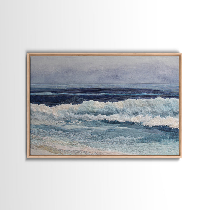 Orca Beneath Northern Lights Framed Canvas Print, Marine Life Art, Contemporary Art, Living Room Decor, Fine Art, Marine, MLA-3x2-36