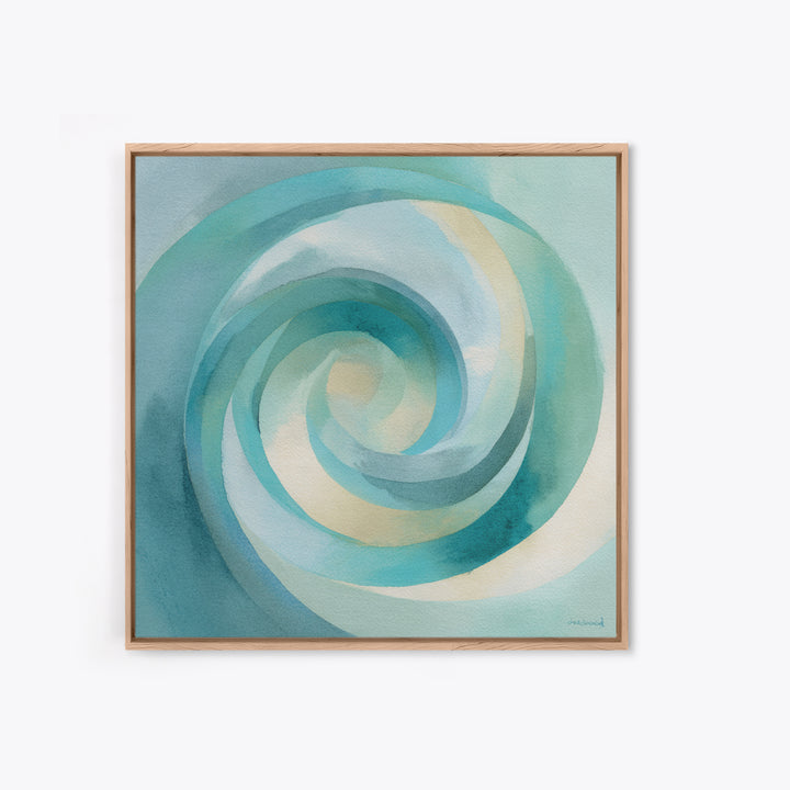 Abstract Healing Spiral Canvas Print, Medical Office Art, Printable Card, Office Decor, Abstract Art, Calm, School Nurse Art, MOA-1x1-15