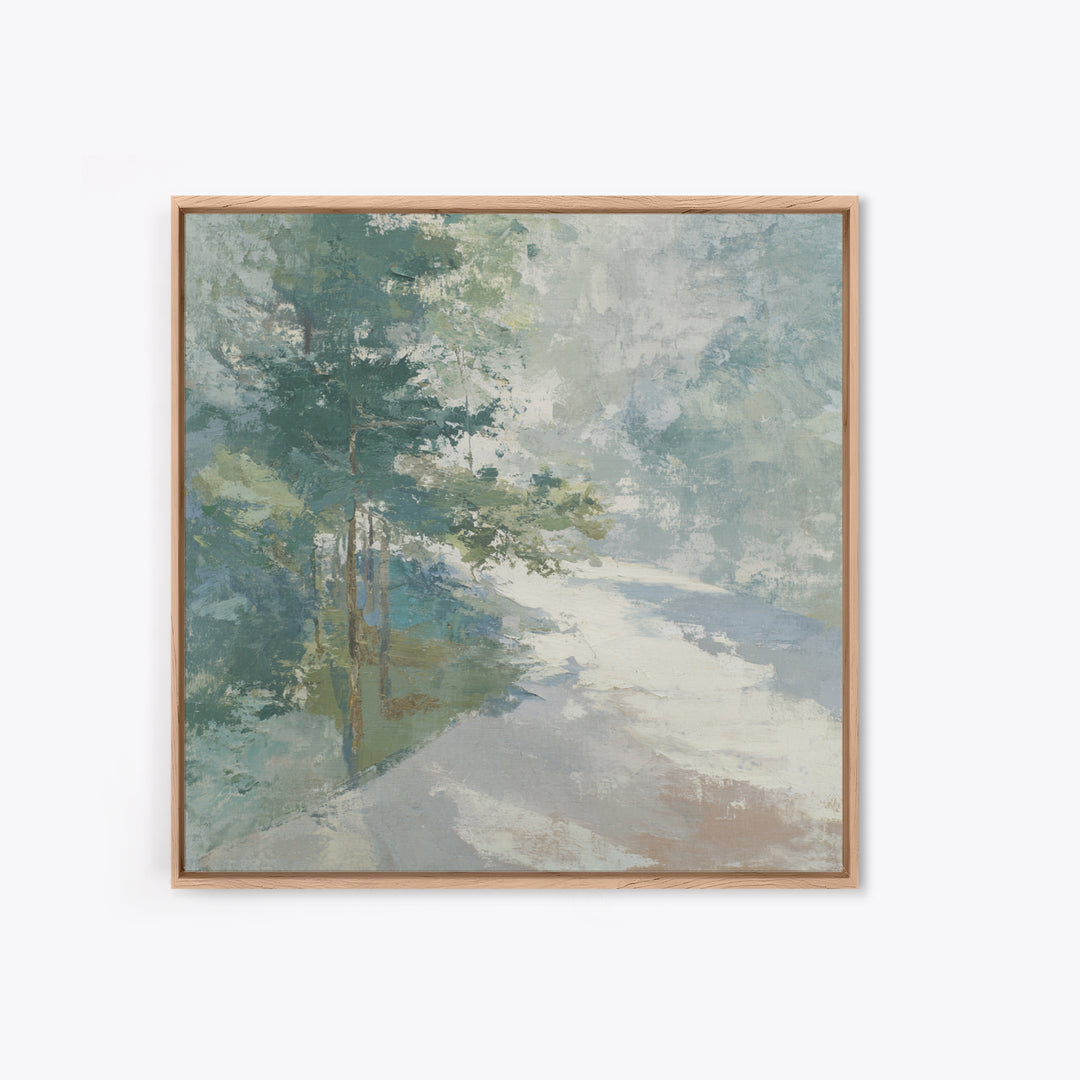 Gentle Forest Path Canvas Print, Medical Office Art, School Nurse Art, Office Decor, Fine Art, Calm, Luxury Decor, Art Print, MOA-1x1-17