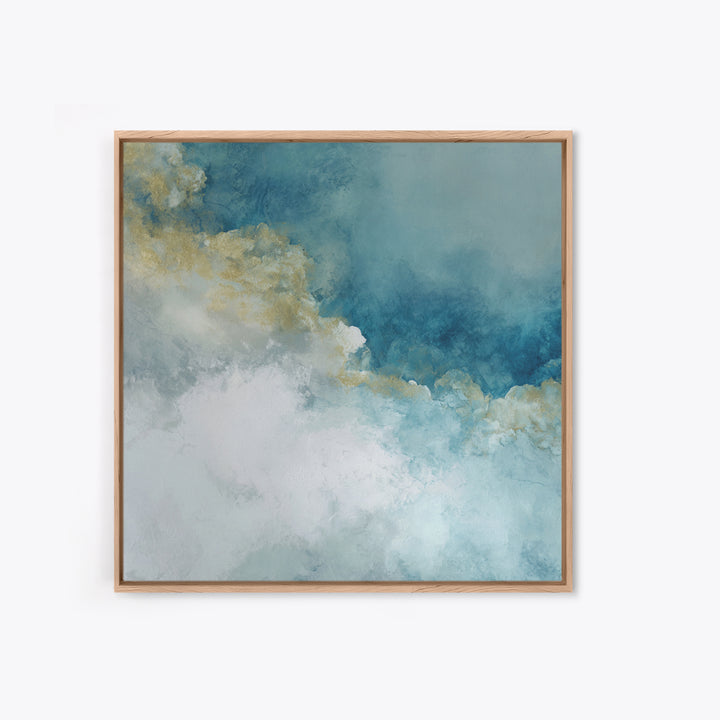 Subtle Marble Texture Canvas Print, Medical Office Art, Medical Art, Office Decor, Watercolor Art, Calm, Biology Art, MOA-1x1-19