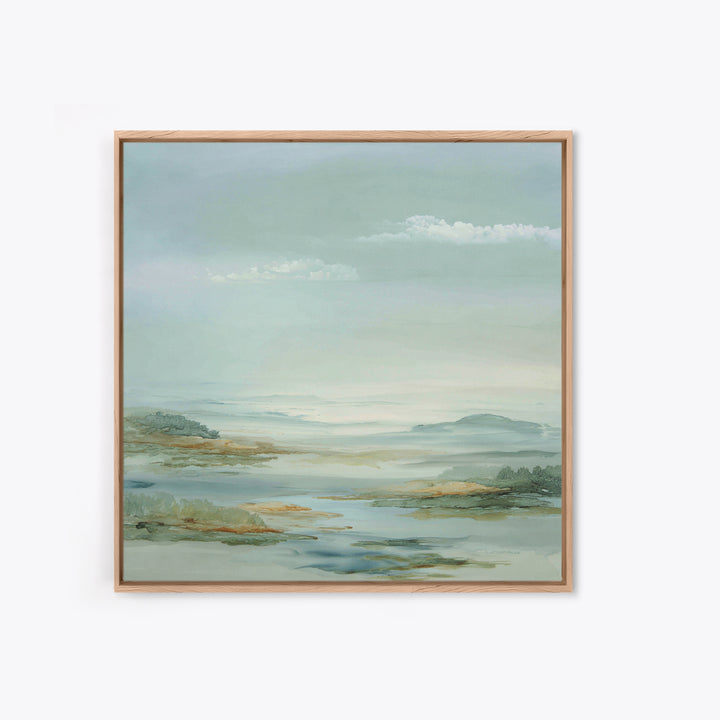 Large Neutral Landscape Framed Canvas Print, Medical Office Art, Art Print, Office Decor, Fine Art, Calm, Printable Art, MOA-1x1-40