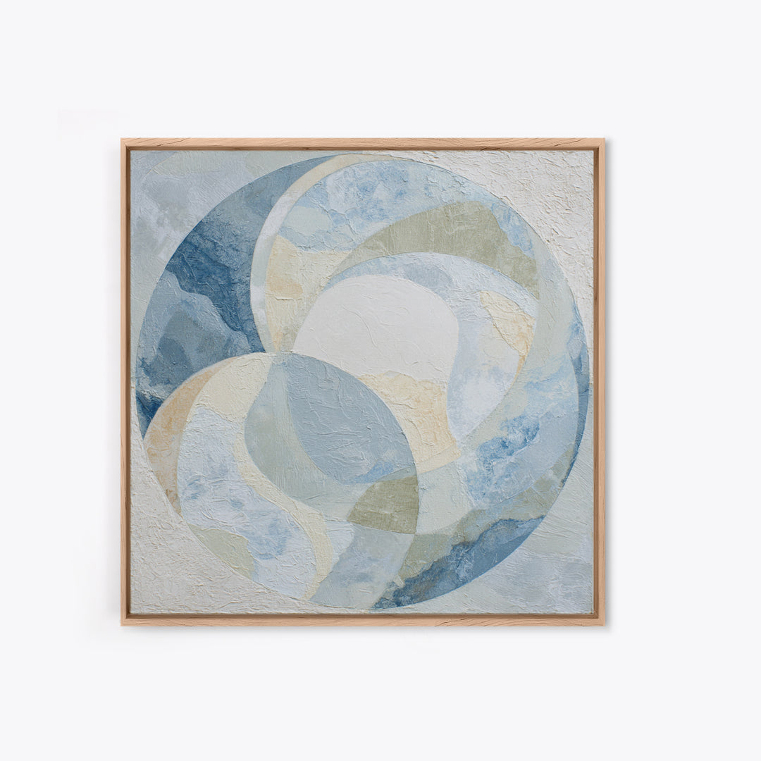 Subtle Marble Texture Framed Canvas Print, Medical Office Art, Medical Wall Art, Office Decor, Oil Painting, Calm, MOA-1x1-43