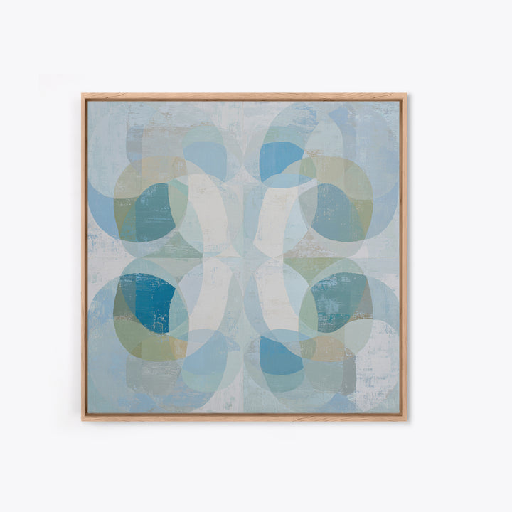 Calming Blue Abstract Canvas Print, Medical Office Art, Modern Decor, Office Decor, Abstract Art, Calm, Home Decor, Wall Decor, MOA-1x1-49
