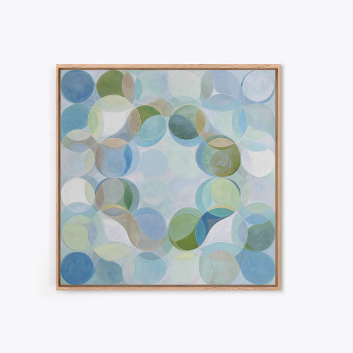 Abstract Cells and Circles as Soothing Pattern Canvas Print, Medical Office Art, Science Art, Office Decor, Abstract Art, Calm, MOA-1x1-5
