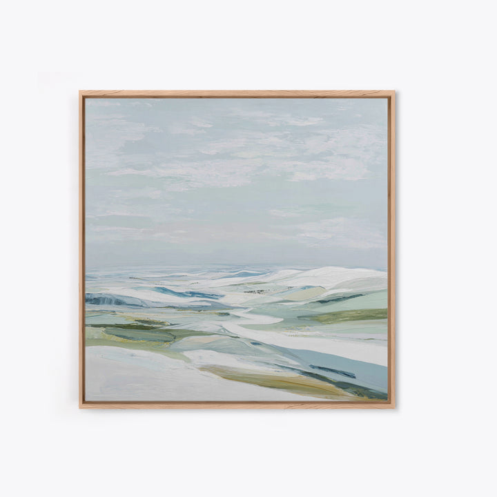 Large Neutral Landscape Framed Canvas Print, Medical Office Art, Brain Poster, Office Decor, Fine Art, Calm, Medical School, MOA-1x1-64