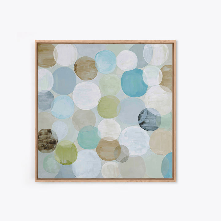 Abstract Cells and Circles as Soothing Pattern Canvas Print, Medical Office Art, Room Decor, Office Decor, Fine Art, Calm, MOA-1x1-77