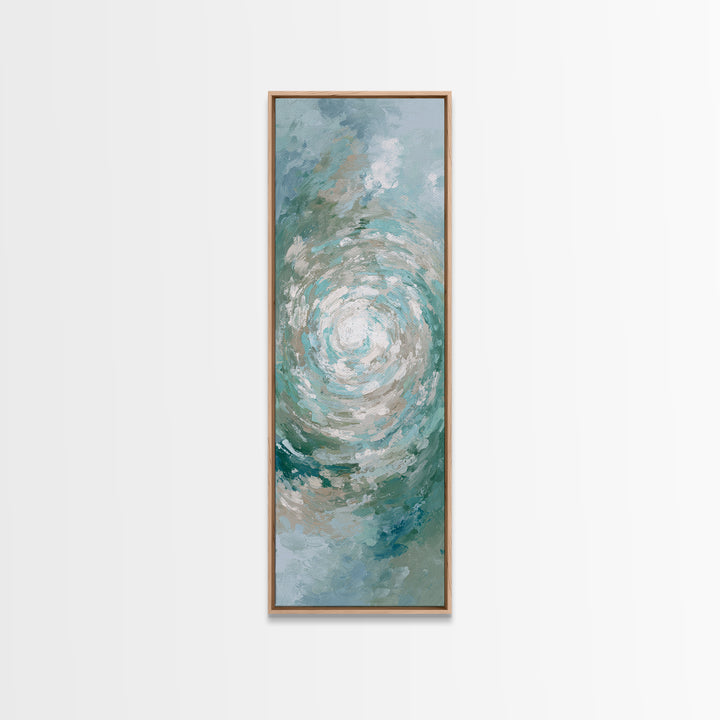 Abstract Healing Spiral Canvas Print, Medical Office Art, Office Decor, Abstract Art, Calm, Anatomy Wall Art, MOA-1x3-27