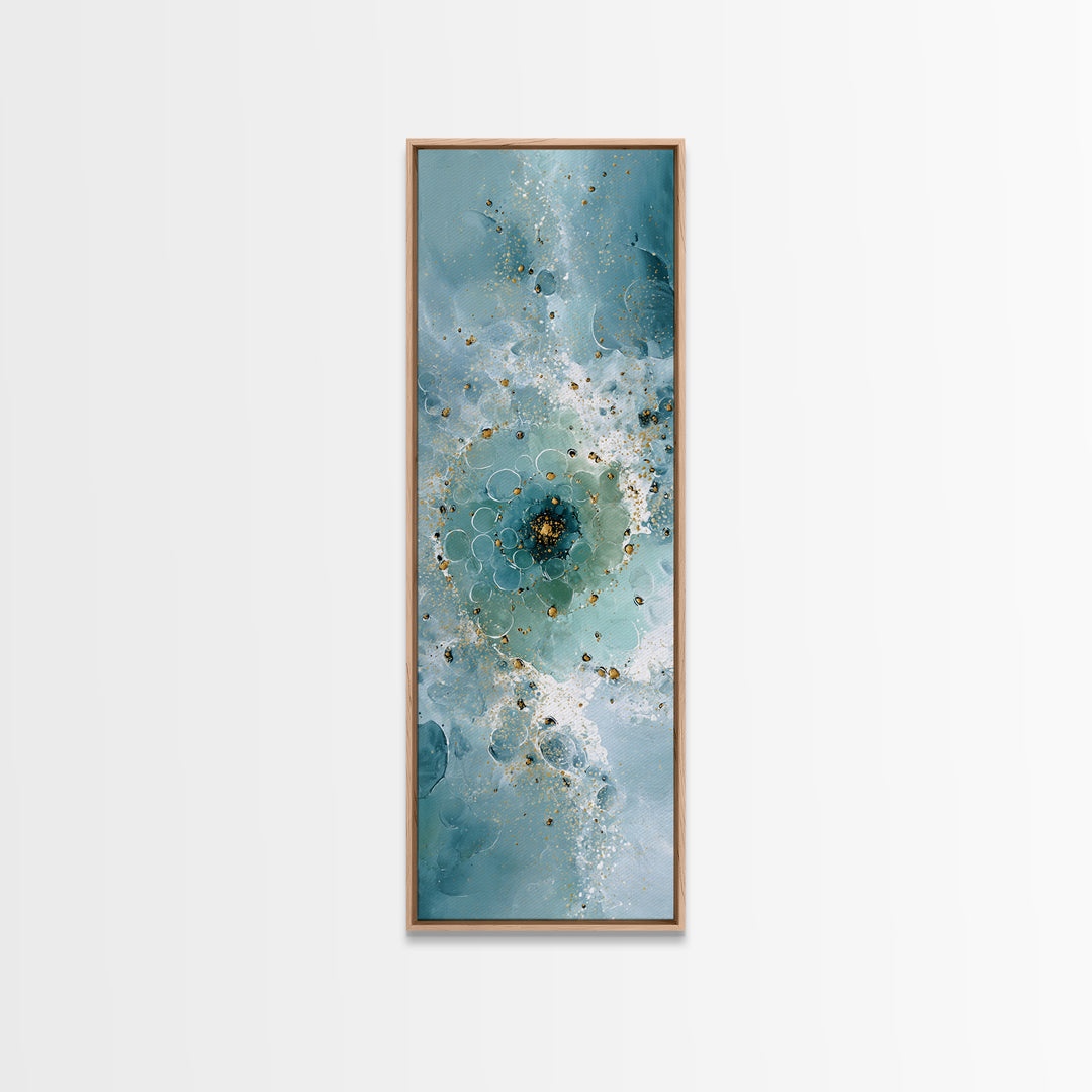 Abstract Healing Spiral Canvas Print, Medical Office Art, Medical Decor, Office Decor, Calm, Science Art, Neuroscience Art, MOA-1x3-51