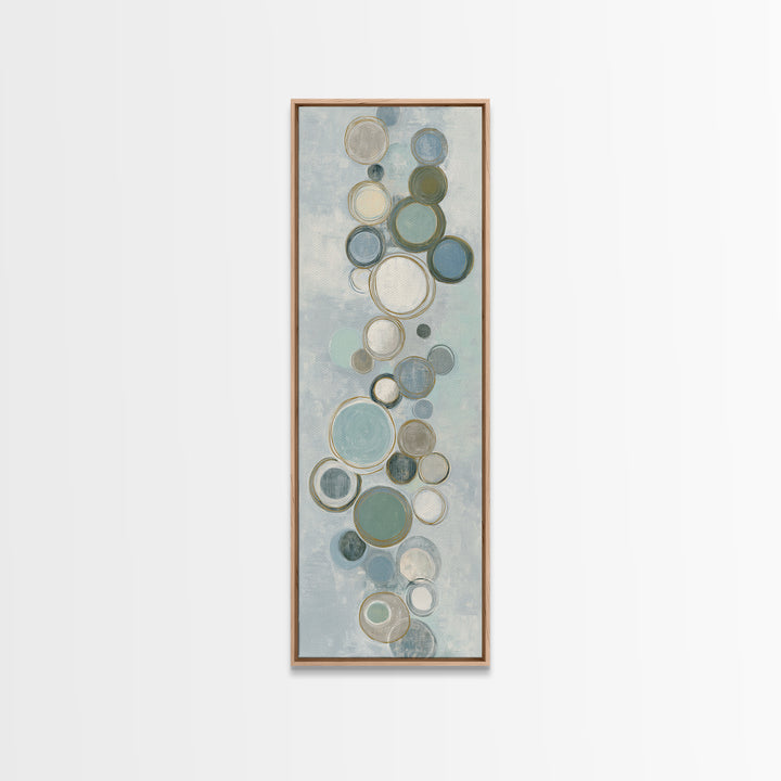 Abstract Cells and Circles as Soothing Pattern Canvas Print, Medical Office Art, Office Decor, Abstract Art, Calm, MOA-1x3-65