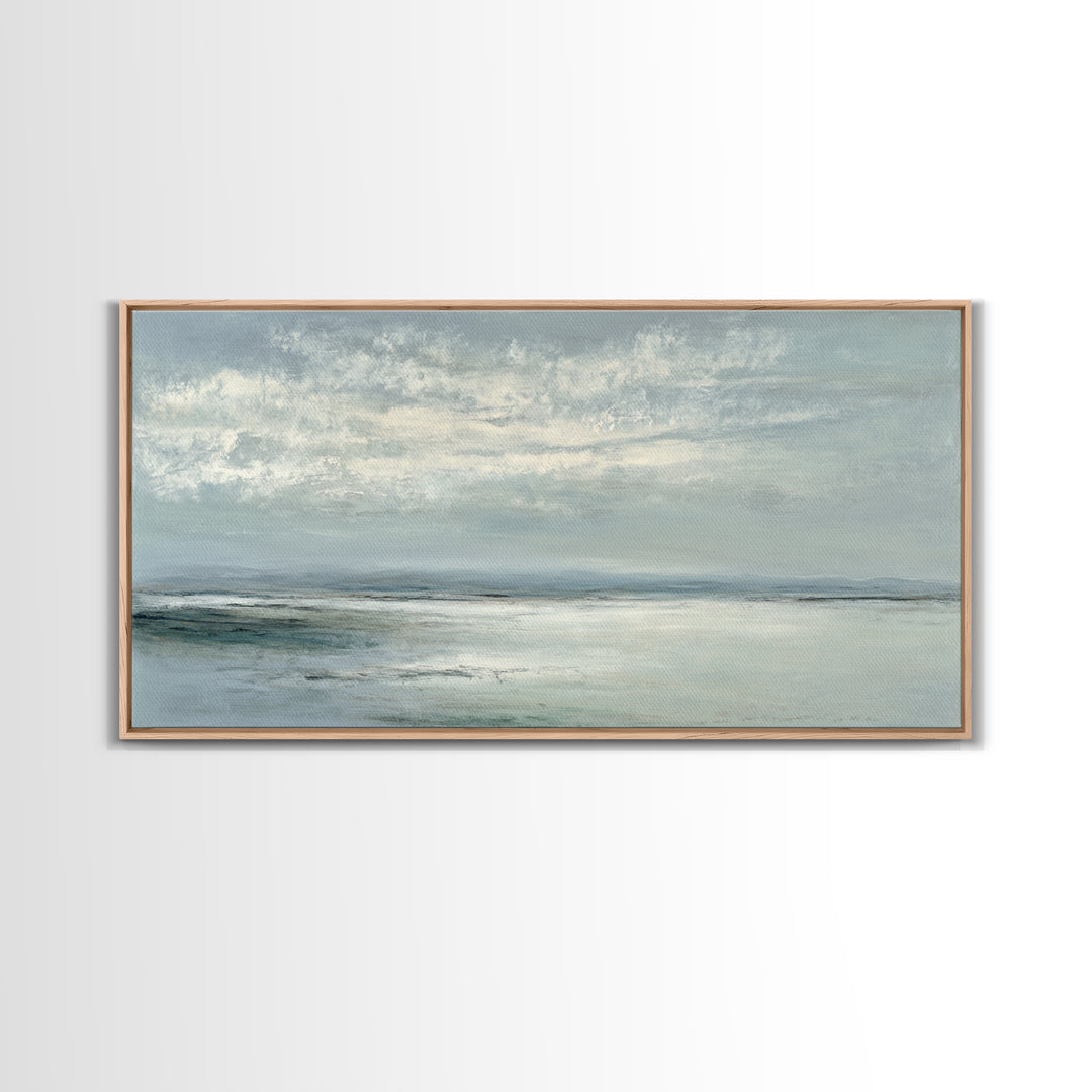 Large Neutral Landscape Canvas Print, Medical Office Art, Wall Art, Office Decor, Watercolor Art, Calm, Printable Card, MOA-2x1-36