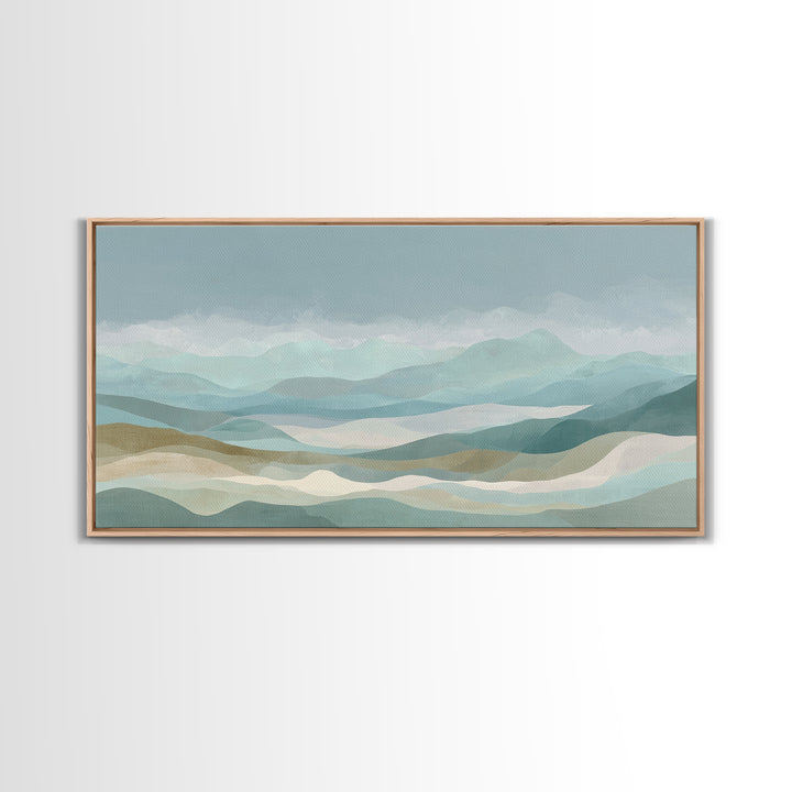 Simple Line Figure Framed Canvas Print, Medical Office Art, Fine Art Print, Office Decor, Fine Art, Calm, Wall Decor, MOA-2x1-38