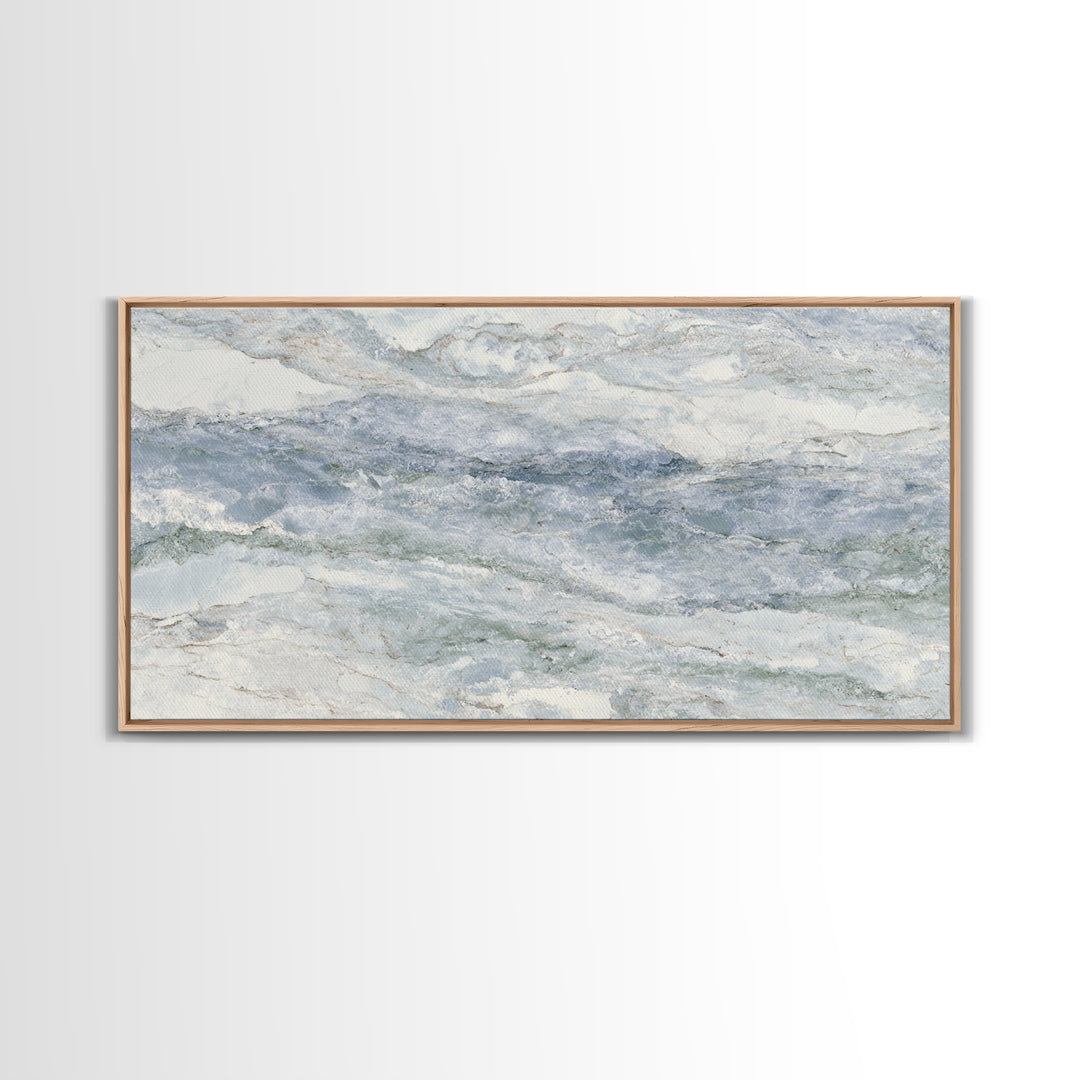 Subtle Marble Texture Canvas Print, Medical Office Art, Printable Wall Art, Office Decor, Oil Painting, Calm, Anatomy Wall Art, MOA-2x1-39