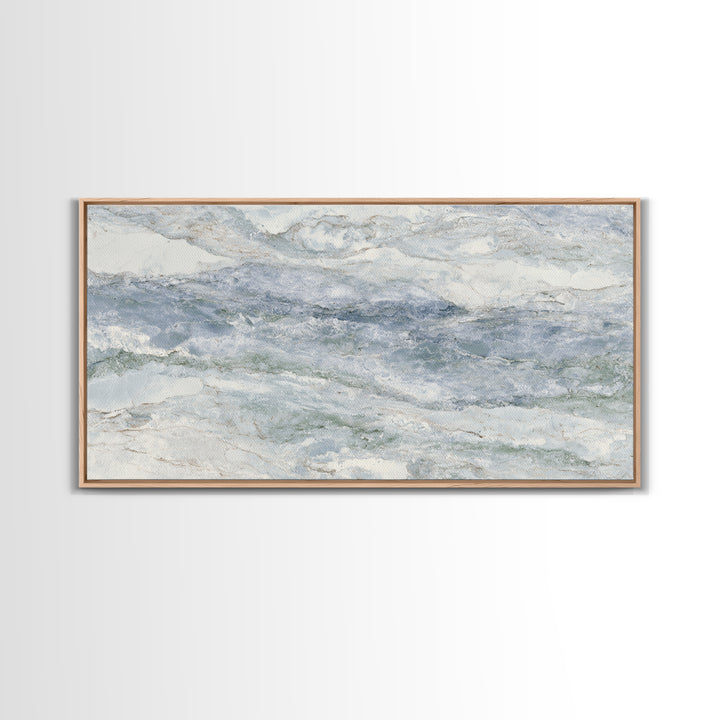 Subtle Marble Texture Canvas Print, Medical Office Art, Printable Wall Art, Office Decor, Oil Painting, Calm, Anatomy Wall Art, MOA-2x1-39