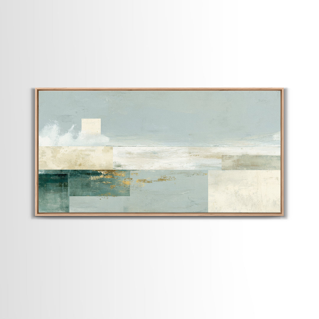 Clean Geometric Composition Canvas Print, Medical Office Art, Contemporary Art, Office Decor, Abstract Art, Calm, Animal Art, MOA-2x1-54
