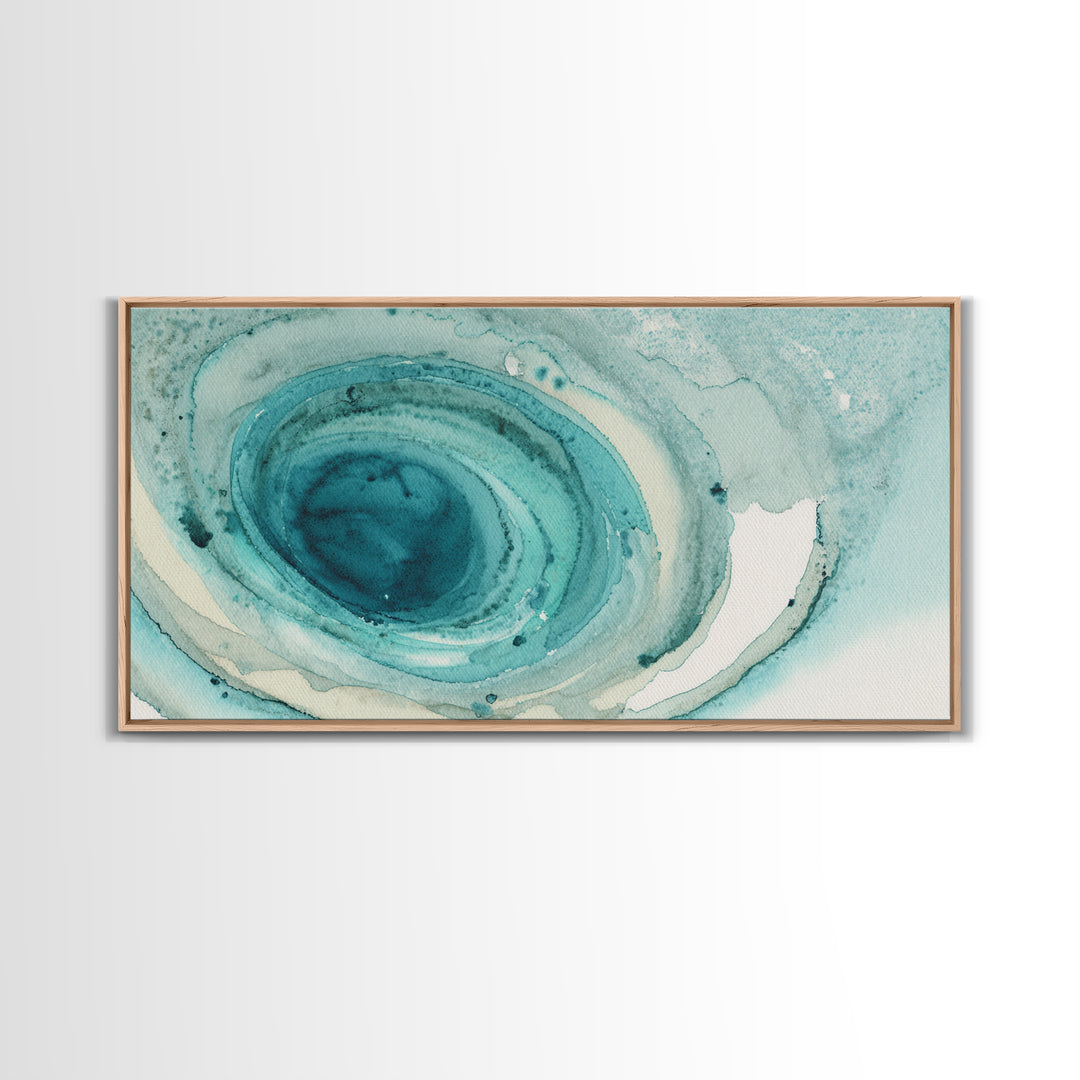 Abstract Healing Spiral Framed Canvas Print, Medical Office Art, Anatomy Poster, Office Decor, Abstract Art, Calm, Modern Decor, MOA-2x1-59
