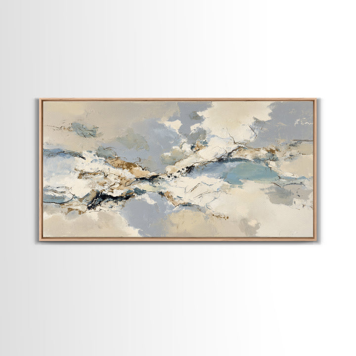 Simple Line Figure Canvas Print, Medical Office Art, Room Decor, Office Decor, Oil Painting, Calm, Medical Student Gift, MOA-2x1-62