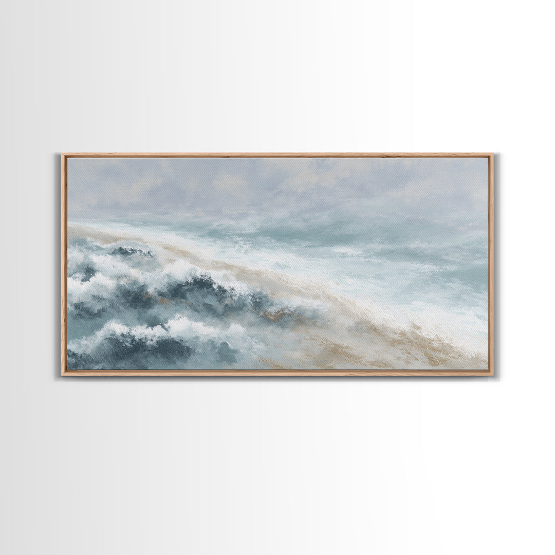 Subtle Marble Texture Canvas Print, Medical Office Art, Medical Decor, Office Decor, Calm, Science Art, Neuroscience Art, MOA-2x1-63