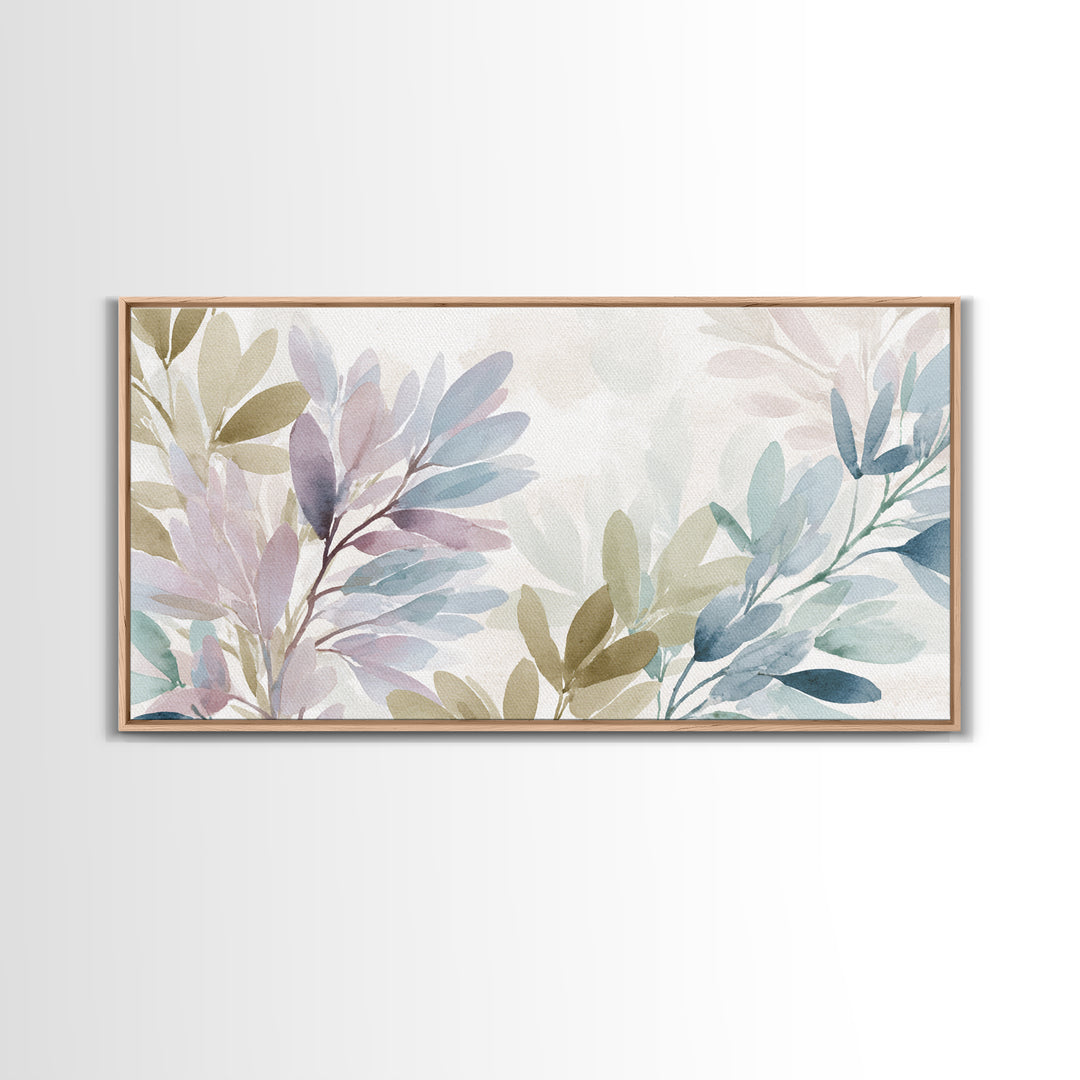 Lavender Botanical Still Life Framed Canvas Print, Medical Office Art, Office Decor, Calm, Brain Poster, Healthcare Wall Art, MOA-2x1-65
