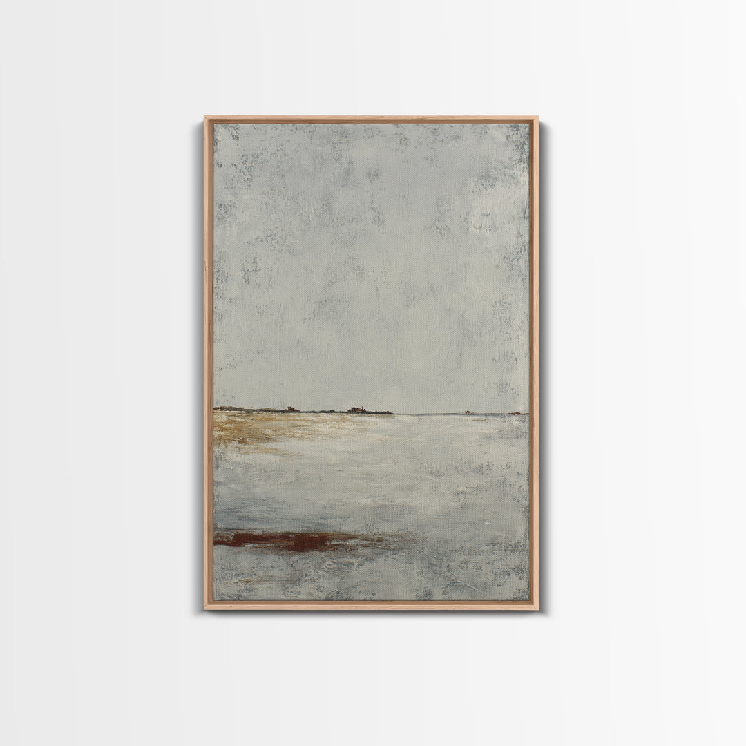 Peaceful Ocean Horizon Framed Canvas Print, Medical Office Art, Minimalist Decor, Office Decor, Calm, Dental Office Decor, MOA-2x3-12