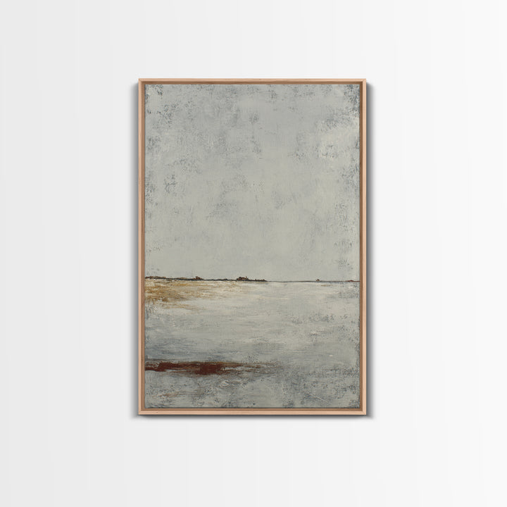 Peaceful Ocean Horizon Framed Canvas Print, Medical Office Art, Minimalist Decor, Office Decor, Calm, Dental Office Decor, MOA-2x3-12
