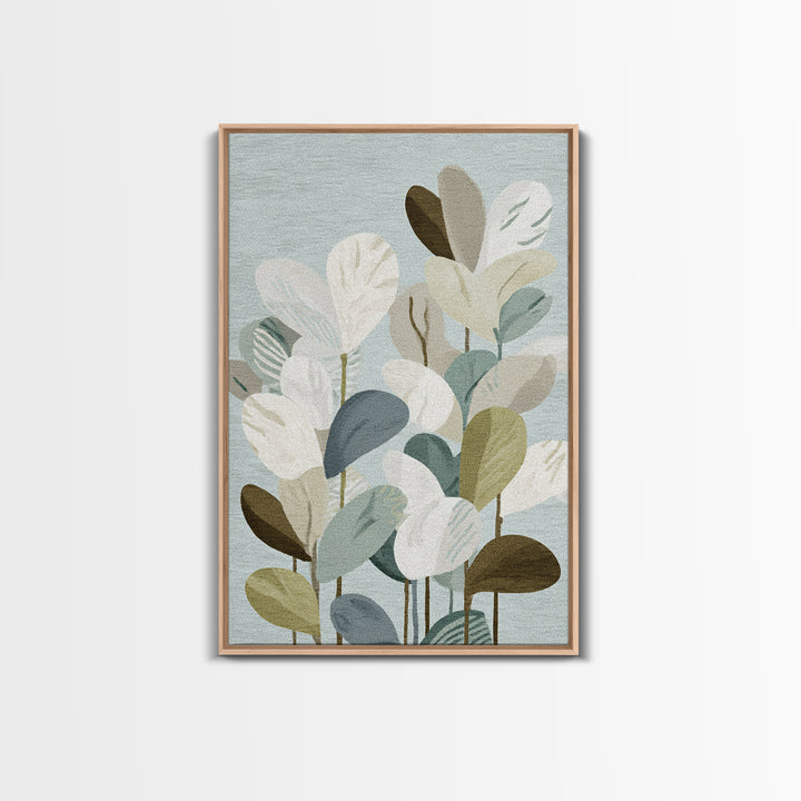Clean Geometric Composition Framed Canvas Print, Medical Office Art, Room Decor, Office Decor, Abstract Art, Calm, MOA-2x3-18