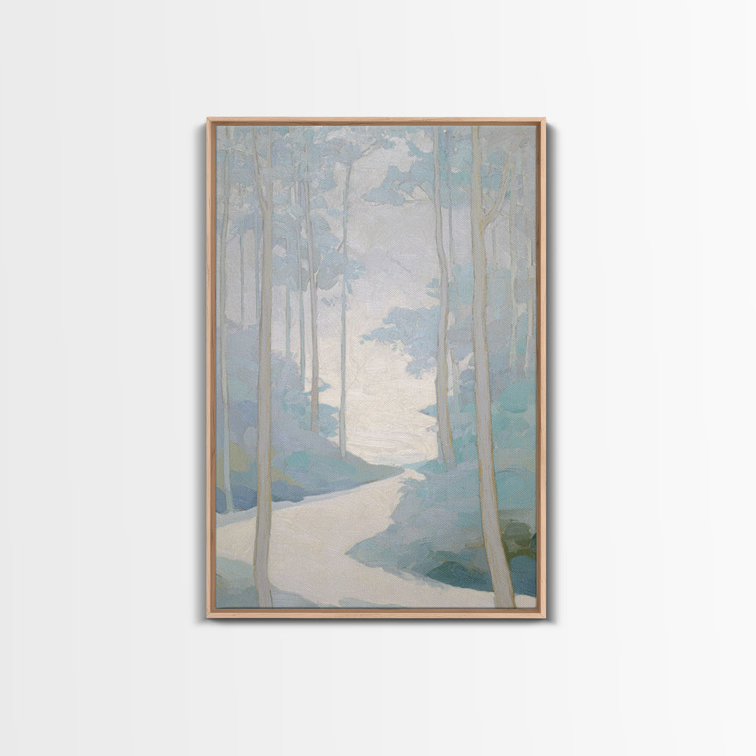 Gentle Forest Path Canvas Print, Medical Office Art, Digital Wall Art, Office Decor, Fine Art, Calm, Healthcare Wall Art, MOA-2x3-49