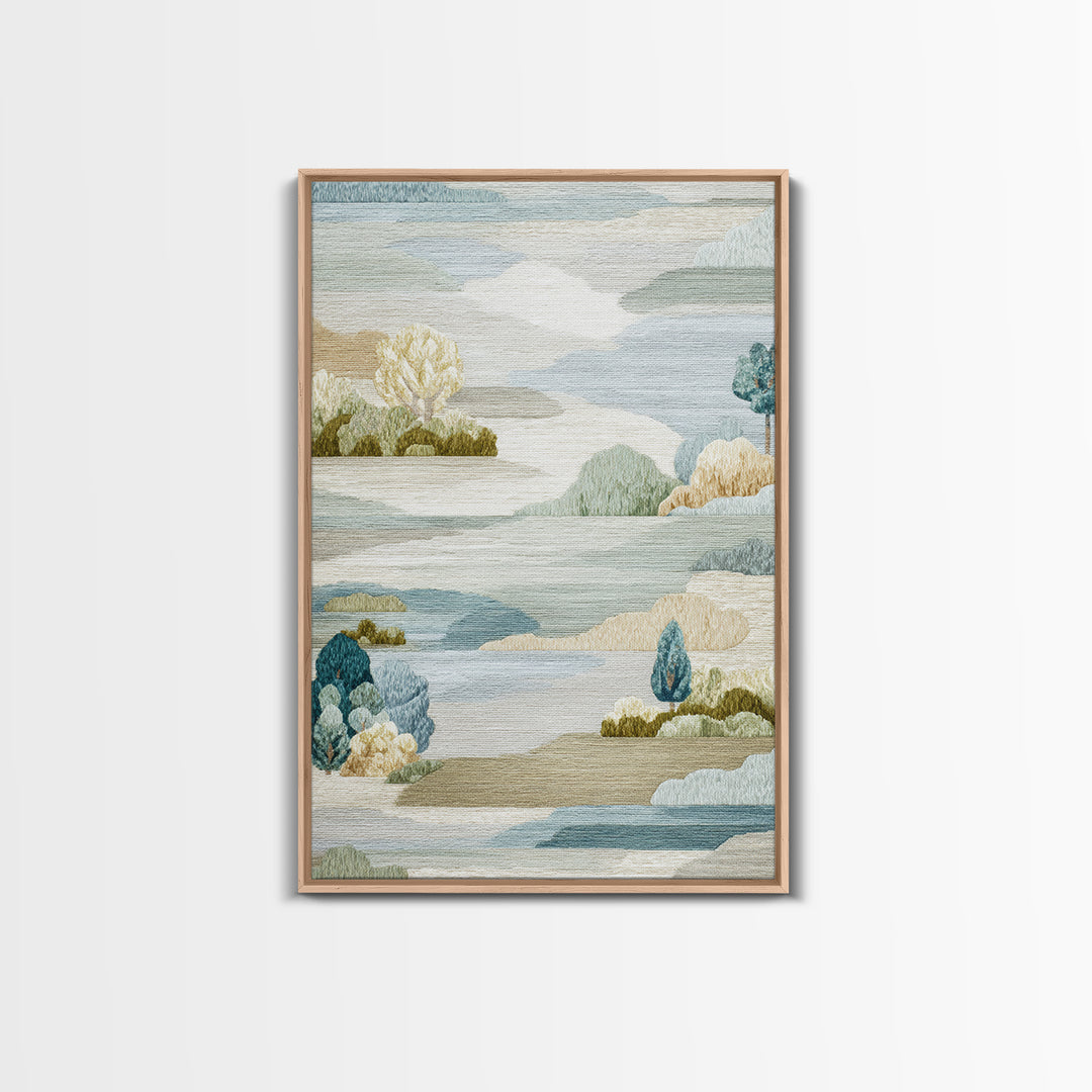 Clean Geometric Composition Canvas Print, Medical Office Art, Home Decor, Office Decor, Calm, Medical Art, Medical Decor, MOA-2x3-66