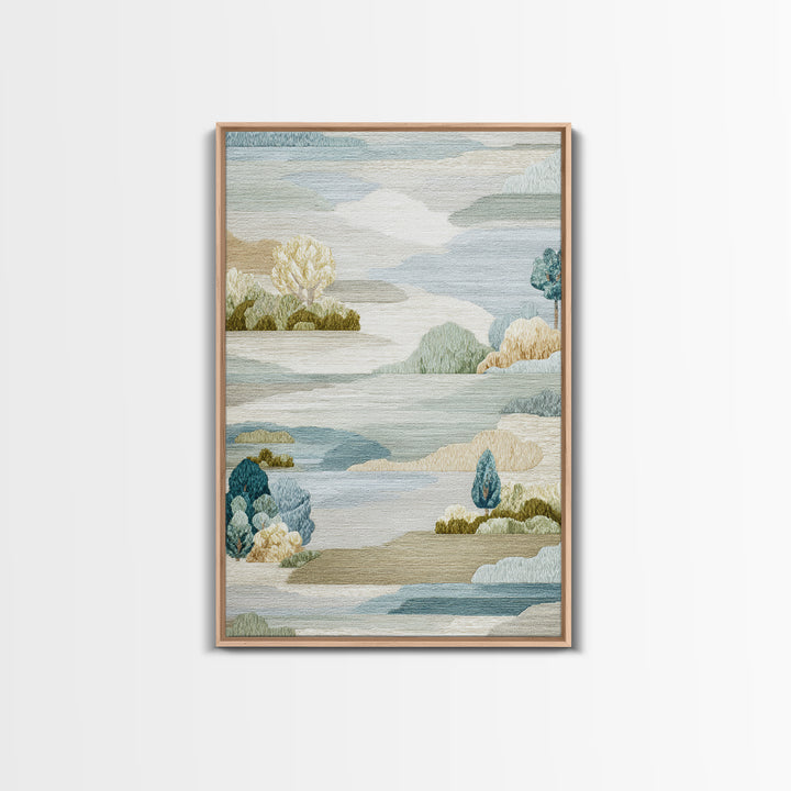 Clean Geometric Composition Canvas Print, Medical Office Art, Home Decor, Office Decor, Calm, Medical Art, Medical Decor, MOA-2x3-66
