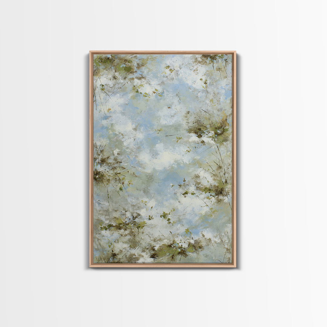 Sunlit Meadow with Wildflowers and Calm Mood Canvas Print, Medical Office Art, Medical Student Gift, Office Decor, Calm, MOA-2x3-68