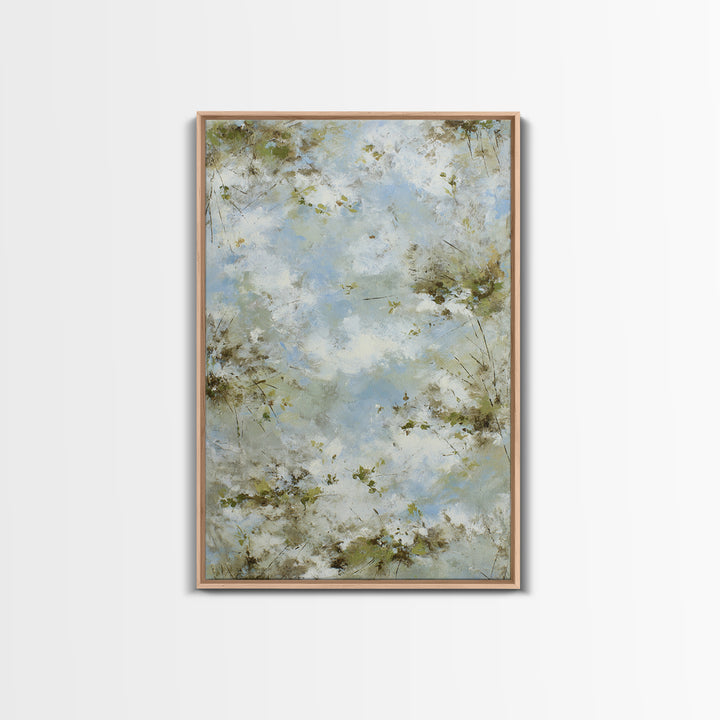 Sunlit Meadow with Wildflowers and Calm Mood Canvas Print, Medical Office Art, Medical Student Gift, Office Decor, Calm, MOA-2x3-68